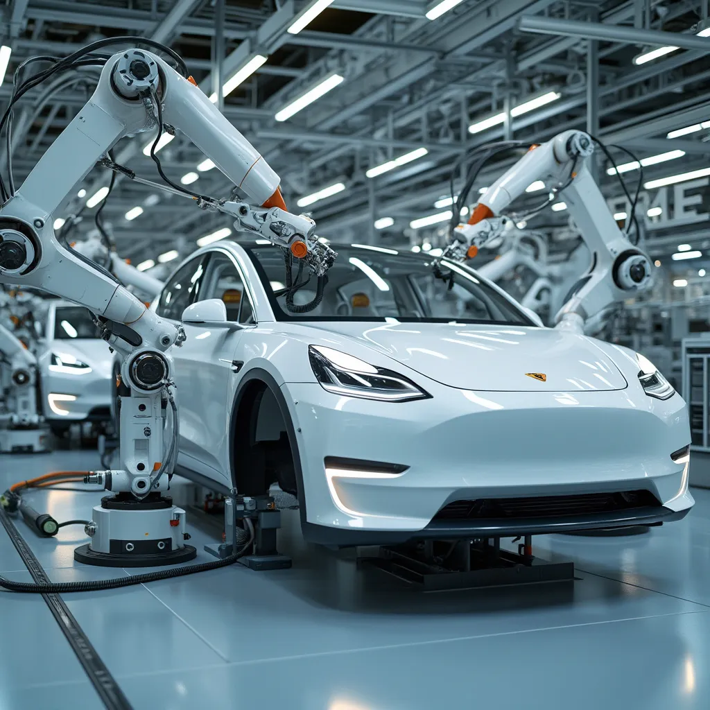 Nova linha de montagem de carros elétricos no Brasil
